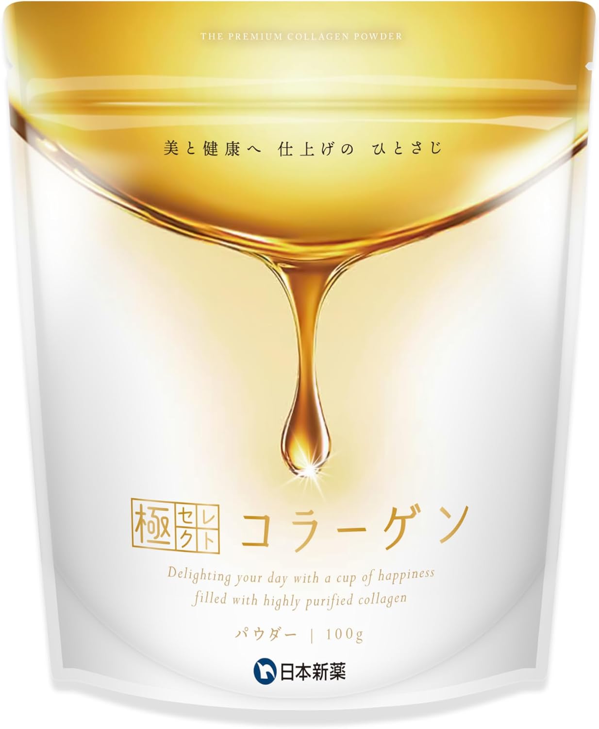 日本新薬 極セレクトコラーゲン パウダー 100g（約30日分）モンドセレクション金賞受賞 無... – POWERFUL CARE INNER BEAUTY